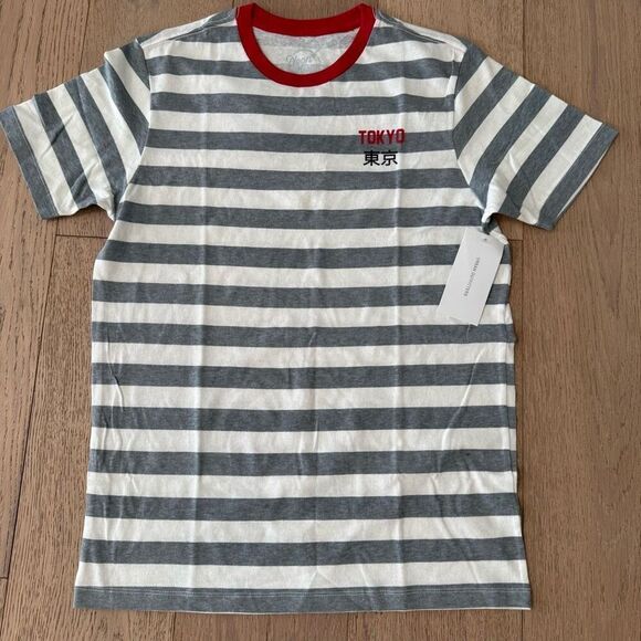 Urban outfitters neon Tokyo grey striped size medium m5 - Picture 2 of 5